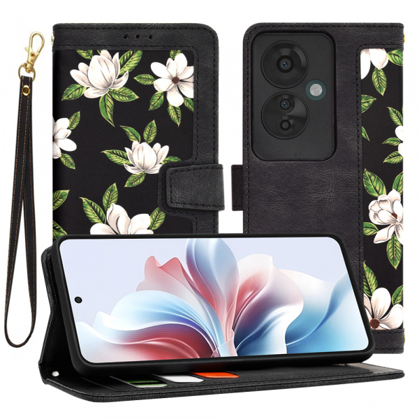 Husa pentru Oppo Reno11 F, Techsuit, FlipCraft, Neagra