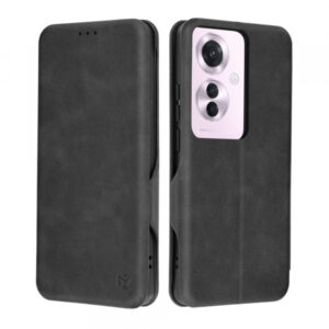 Husa pentru Oppo Reno11 F, Techsuit, Safe Wallet Plus, Neagra