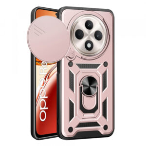 Husa pentru Oppo Reno12 FS 5G / Reno12 FS 4G / Reno12 F 4G / Reno12 F, Techsuit, CamShield, Roz