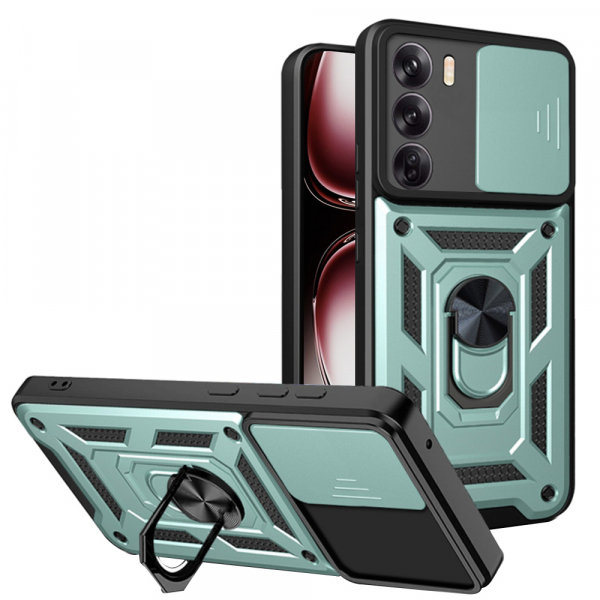 Husa pentru Oppo Reno12 Pro, Techsuit, CamShield, Verde