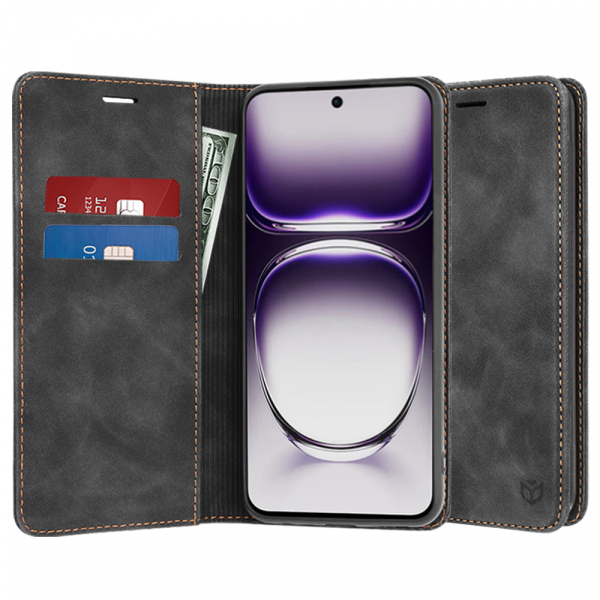 Husa pentru Oppo Reno12, Techsuit, Confy, Neagra