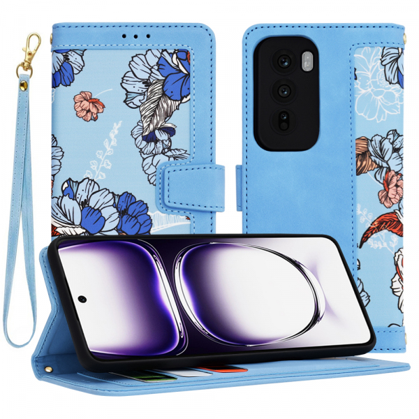 Husa pentru Oppo Reno12, Techsuit, FlipCraft, Bleu