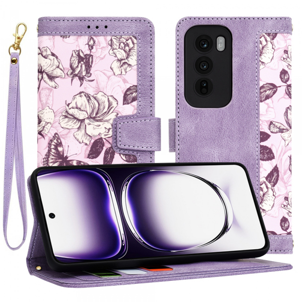 Husa pentru Oppo Reno12, Techsuit, FlipCraft, Mov