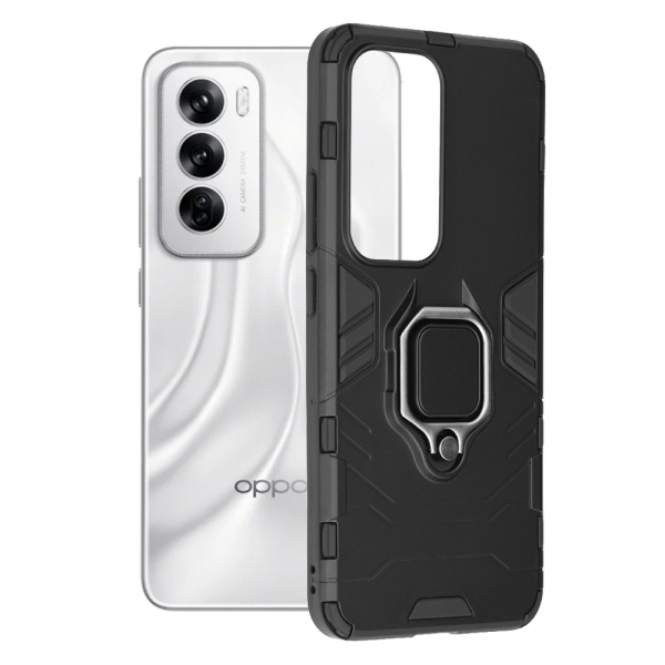 Husa pentru Oppo Reno12, Techsuit, Shield, Neagra