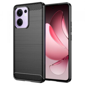 Husa pentru Oppo Reno13 FS 5G / Reno13 F 4G / Reno13 F, Techsuit, Carbon, Neagra
