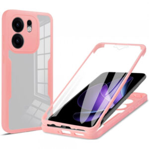 Husa pentru Oppo Reno13 FS 5G / Reno13 F 4G / Reno13 F, Techsuit, ColorVerse 360, Roz