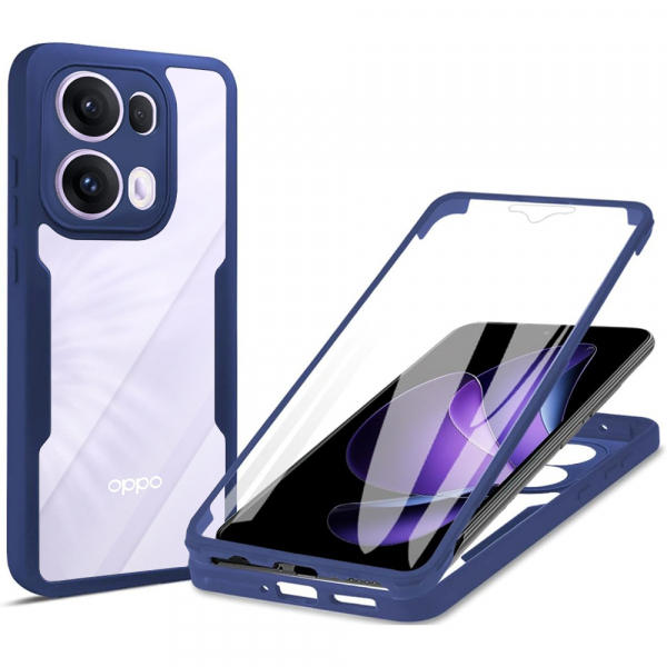 Husa pentru Oppo Reno13 Pro, Techsuit, ColorVerse 360, Albastra