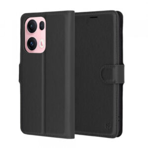 Husa pentru Oppo Reno13 Pro, Techsuit, Leather Folio, Neagra