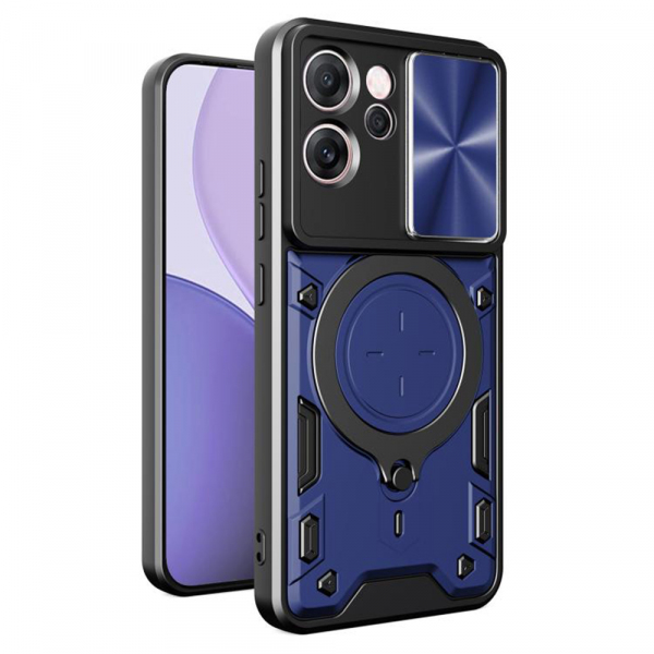 Husa pentru Oppo Reno14 FS 5G / Reno14 F, Techsuit, CamGuard Pro, Albastra