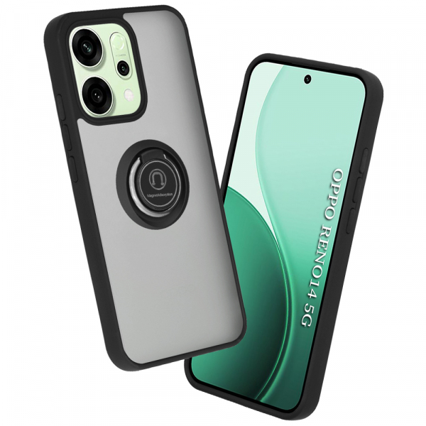 Husa pentru Oppo Reno14, Techsuit, Glinth, Neagra