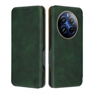 Husa pentru Realme 12 Pro / 12 Pro+, Techsuit, Safe Wallet Plus, Verde