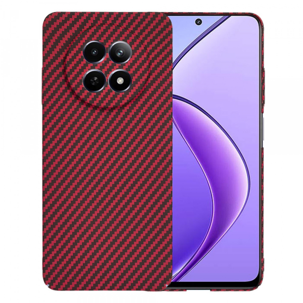 Husa pentru Realme 12x / 12, Techsuit, Carbonite FiberShell, Rosie