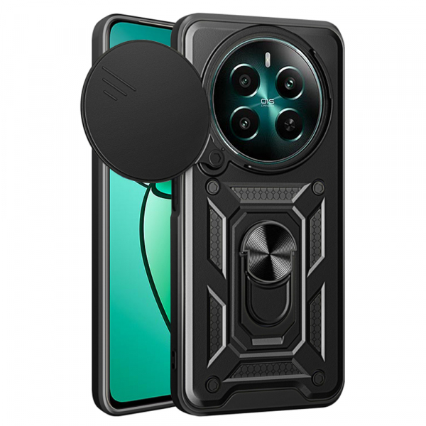 Husa pentru Realme 13 4G / 12 4G / 12+, Techsuit, CamShield, Neagra