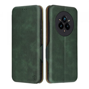 Husa pentru Realme 14 Pro+, Techsuit, Safe Wallet Plus, Verde