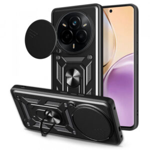 Husa pentru Realme 14 Pro, Techsuit, CamShield, Neagra