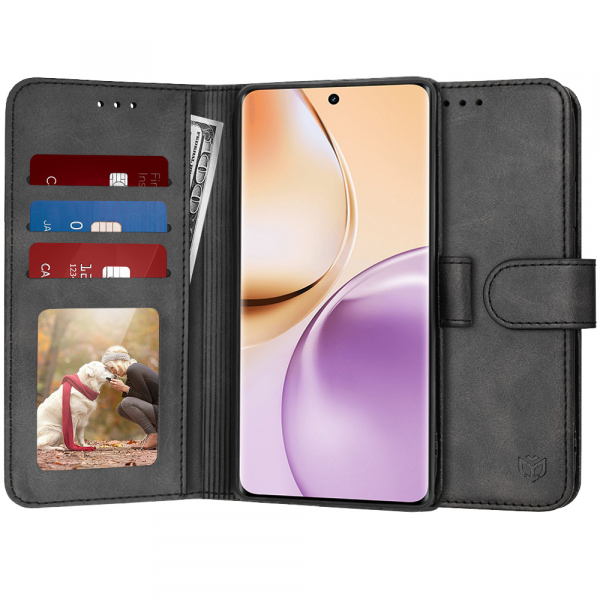 Husa pentru Realme 14 Pro, Techsuit, Diary Book, Neagra