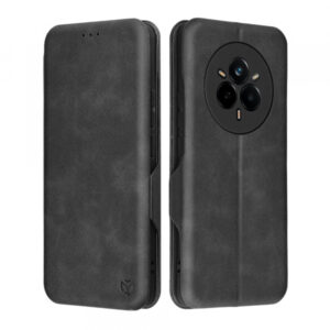 Husa pentru Realme 14 Pro, Techsuit, Safe Wallet Plus, Neagra