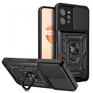 Husa pentru Realme C31, Techsuit, CamShield, Neagra