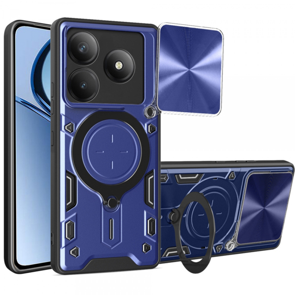 Husa pentru Realme C63 / C61, Techsuit, CamGuard Pro, Albastra