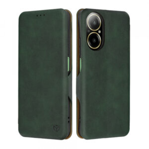 Husa pentru Realme C67 4G, Techsuit, Safe Wallet Plus, Verde