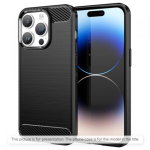 Husa pentru Realme C71, Techsuit, Carbon, Neagra