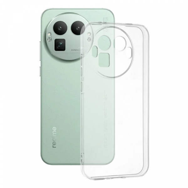 Husa pentru Realme GT 8 Pro, Techsuit, Clear Round Camera Cutout, Transparenta