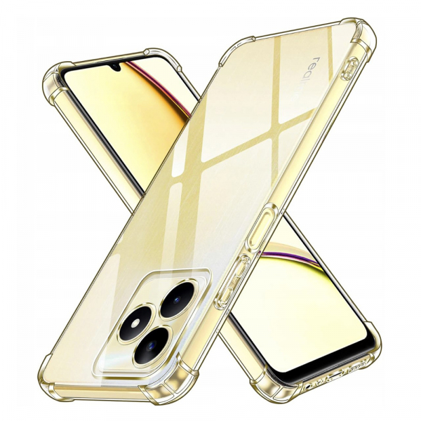 Husa pentru Realme Note 50 / C51, Techsuit, Shockproof Clear, Transparenta