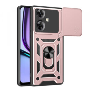Husa pentru Realme Note 60, Techsuit, CamShield, Roz