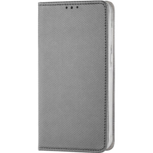Husa pentru Samsung Galaxy J3 (2017) J330, OEM, Smart Magnet, Gri