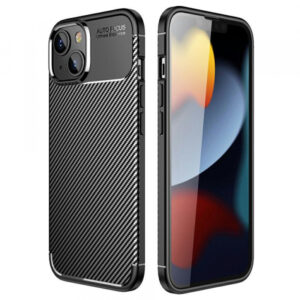 Husa pentru Samsung Galaxy A55 5G A556, OEM, Carbon Enviro, Neagra