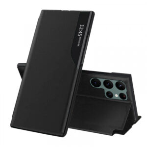 Husa pentru Samsung Galaxy S22 Ultra 5G S908, Techsuit, eFold, Neagra
