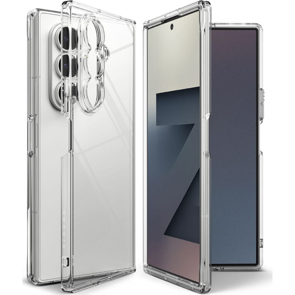 Husa pentru Samsung Galaxy Z Fold7 F966, Ringke, Fusion, Transparenta