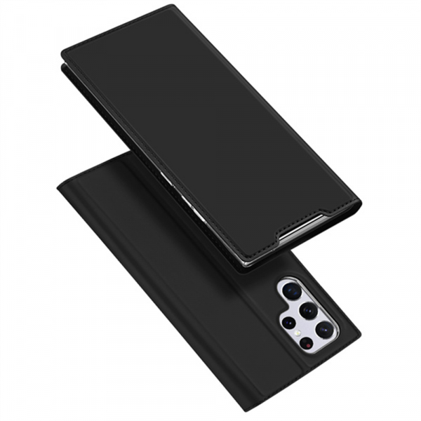 Husa pentru Samsung Galaxy S22 Ultra 5G S908, DUX DUCIS, Skin Pro, Neagra