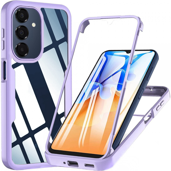 Husa pentru Samsung Galaxy A18 5G A186 / A18 4G A185 / F17 / M17 / A17 4G A175, Techsuit, ColorVerse 360, Roz