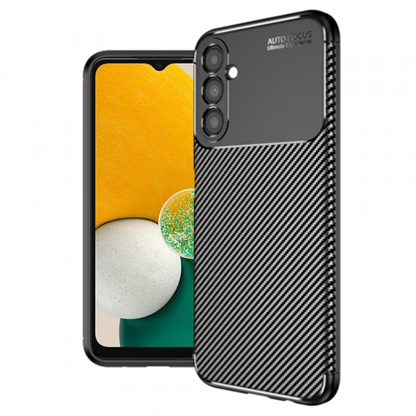 Husa pentru Samsung Galaxy A04s A047 / A13 5G A136, Techsuit, CarbonFiber, Neagra