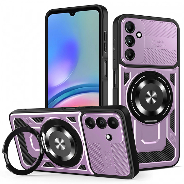 Husa pentru Samsung Galaxy A05s A057, Techsuit, RuggedCam, Mov
