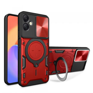 Husa pentru Samsung Galaxy A06 A065, Techsuit, CamGuard Pro, Rosie