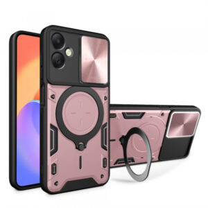 Husa pentru Samsung Galaxy A06 A065, Techsuit, CamGuard Pro, Roz Aurie