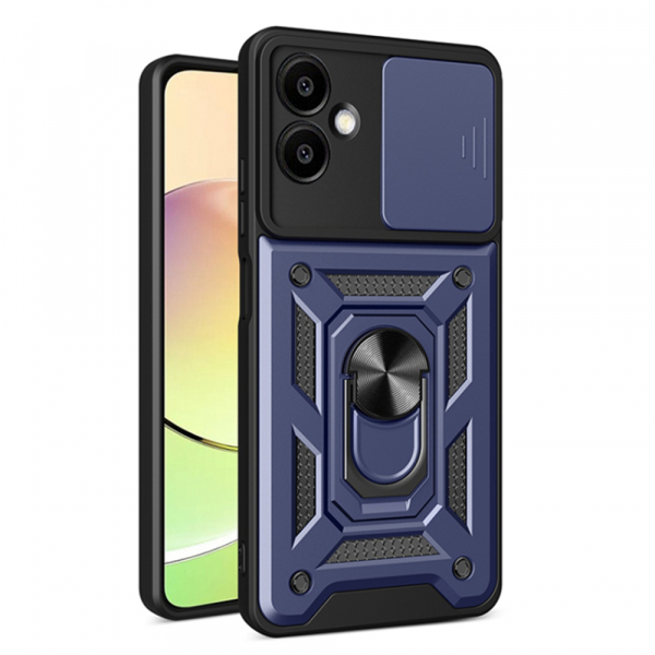 Husa pentru Samsung Galaxy A06 A065, Techsuit, CamShield, Albastra