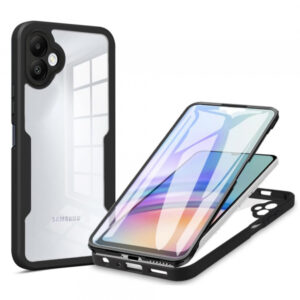 Husa pentru Samsung Galaxy A06 A065, Techsuit, ColorVerse 360, Neagra