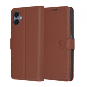 Husa pentru Samsung Galaxy A06 A065, Techsuit, Leather Folio, Maro