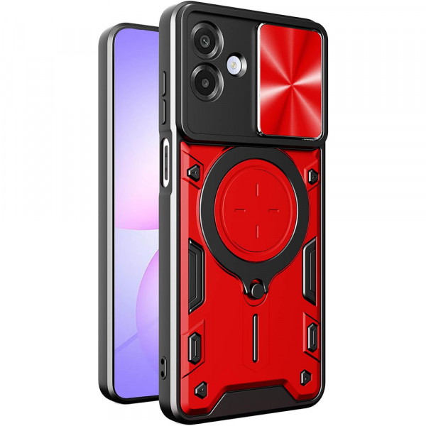 Husa pentru Samsung Galaxy A07 4G A075, Techsuit, CamGuard Pro, Rosie
