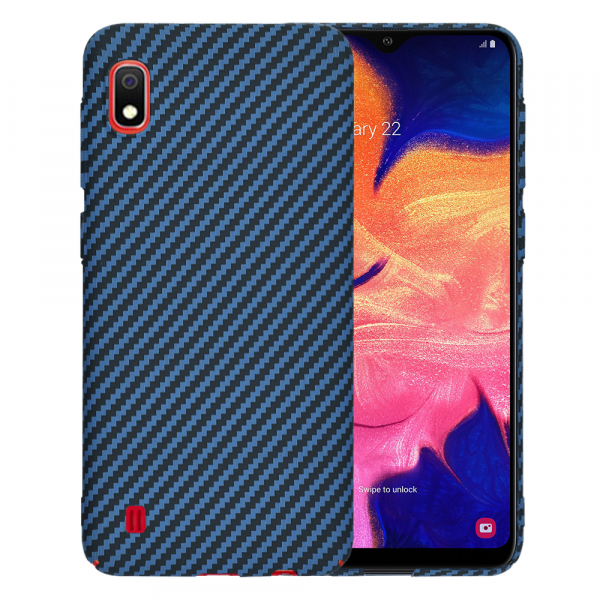 Husa pentru Samsung Galaxy A10 A105, Techsuit, Carbonite FiberShell, Turcoaz