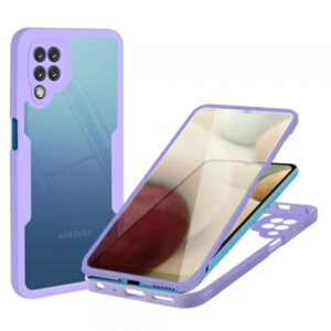Husa pentru Samsung Galaxy A12 A125, Techsuit, ColorVerse 360, Mov