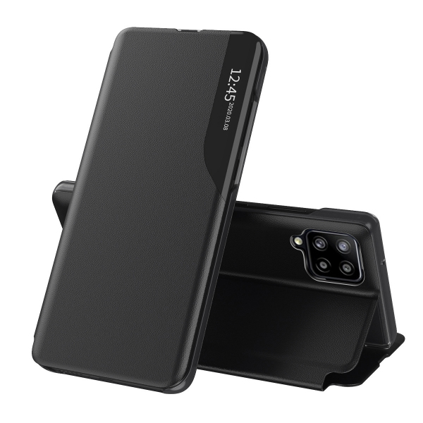 Husa pentru Samsung Galaxy A12 Nacho A127 / A12 A125, Techsuit, eFold, Neagra