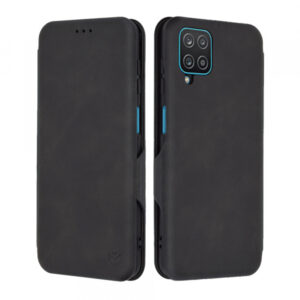 Husa pentru Samsung Galaxy A12 Nacho A127 / A12 A125, Techsuit, Safe Wallet Plus, Neagra