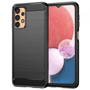 Husa pentru Samsung Galaxy A13 A135, Techsuit, Carbon, Neagra