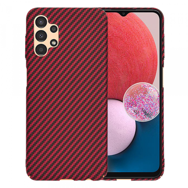 Husa pentru Samsung Galaxy A13 A135, Techsuit, Carbonite FiberShell, Rosie