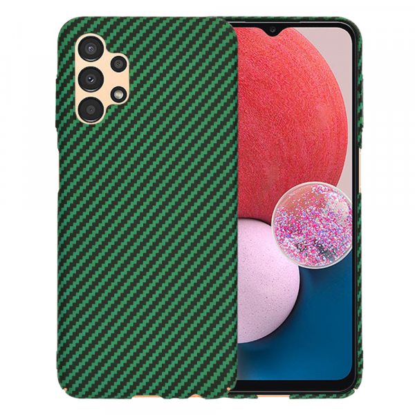 Husa pentru Samsung Galaxy A13 A135, Techsuit, Carbonite FiberShell, Verde