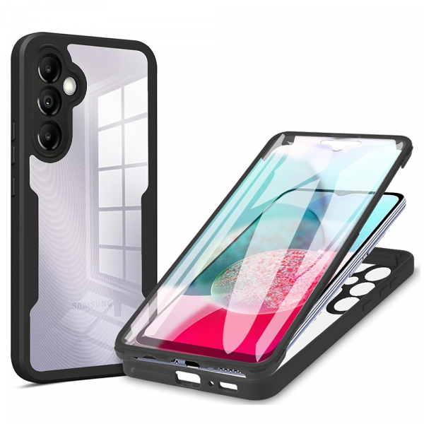 Husa pentru Samsung Galaxy A14 A145 / A14 5G A146, Techsuit, ColorVerse 360, Neagra